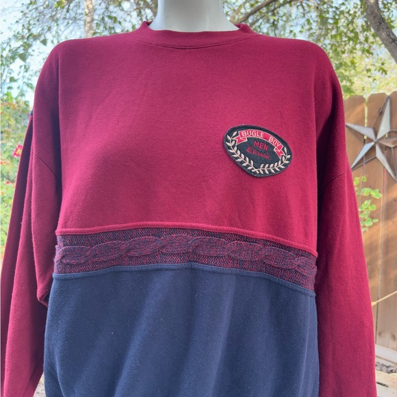1990 Vintage Bugle Boy Men sweatshirt size Large RN63925. - Picture 6 of 10